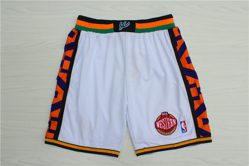 Men 1995 NBA All Star white shorts->more jerseys->NBA Jersey
